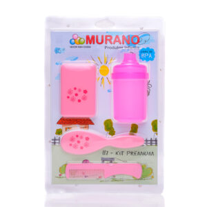 Kit Premium Escova/Pente/Sab. e Copo Educativo